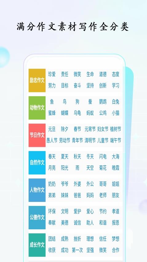 语文作文满分大全免费版