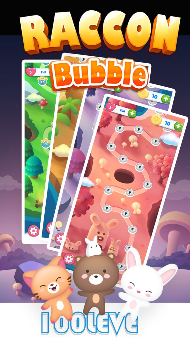 浣熊泡泡龙Raccoon Bubble